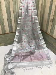 New Design Kora Zari Patta Saree