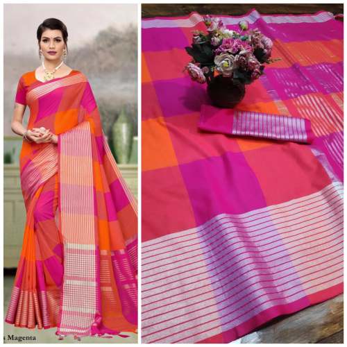 Cotton Silk Saree