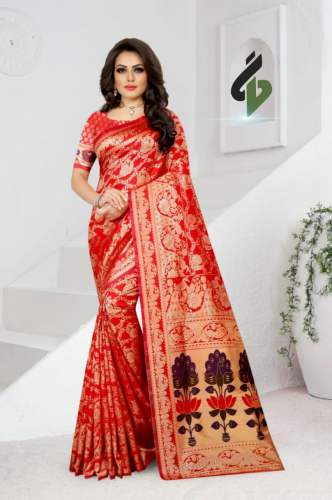 Designer Pure Jari Kanjivaram Silk Saree by umiya enterprise