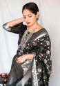 Exclusive Fancy Banarasi Silk Saree thumb 1
