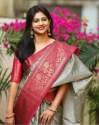 Exclusive Soft Lichi Silk Saree thumb 1