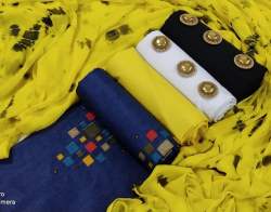 Fancy Designer Three Piece Dress Material 