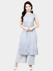 Fancy Khadi Cotton Palazzo Kurti