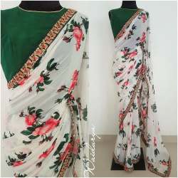 HF FANCY DESIGNER SAREE 