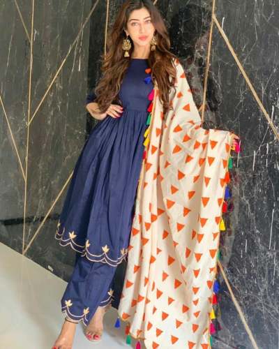 Morpankh Creation Anarkali kurti 