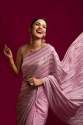 Designer Paper Mirror Sana Silk Saree thumb 1