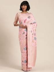 Silk Blend Designer Weaved Saree