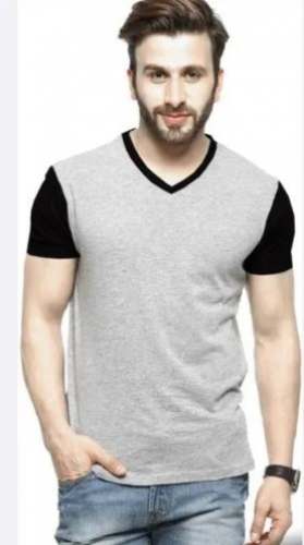 Men Casual V-Neck T shirts by The Fancier Exim