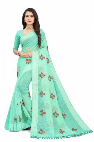 Cotton silk lining Saree