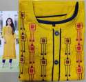 Designer Embroidered Cotton Kurti thumb 3