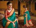 Designer Pure Silk Saree thumb 1