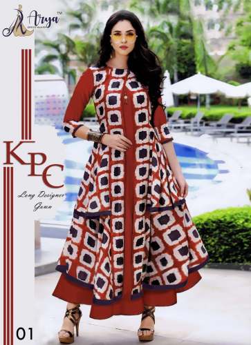 Designer Rayon gown 