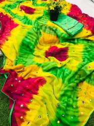 Designer Sibori Saree