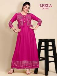 Hit Long Gown Design With Fancy Button 