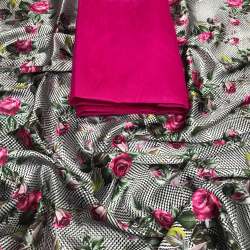 Japan satin printed saree