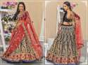 lehnga choli exclusive butterfly net thumb 3