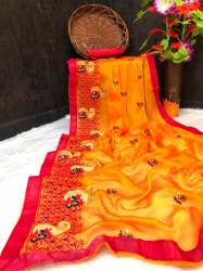 Pongal spl chiffon saree