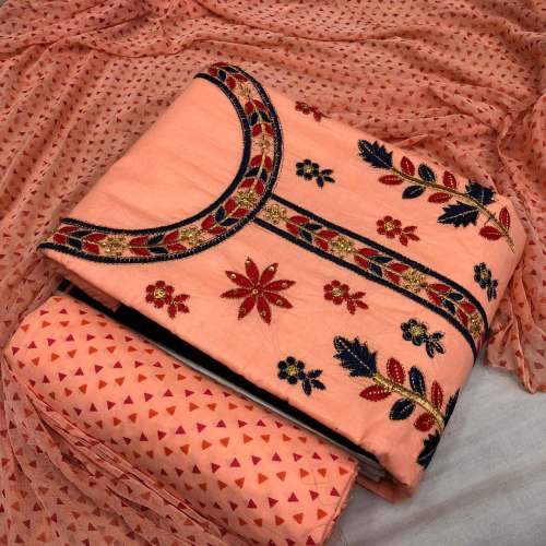 Unstiched dress material