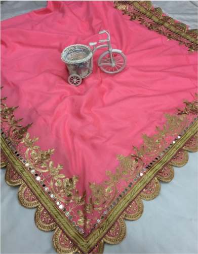 Vichitra silk saree