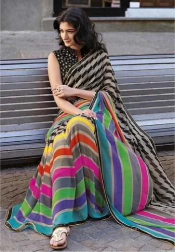 Designer Linen Saree