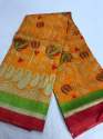 Floral Print Designer Silk Saree thumb 6