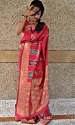 Royal Gold Zari Work Silk Saree thumb 9