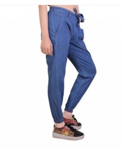 Ladies 100% Cotton Denim  Harem pant  by Harry Fashion