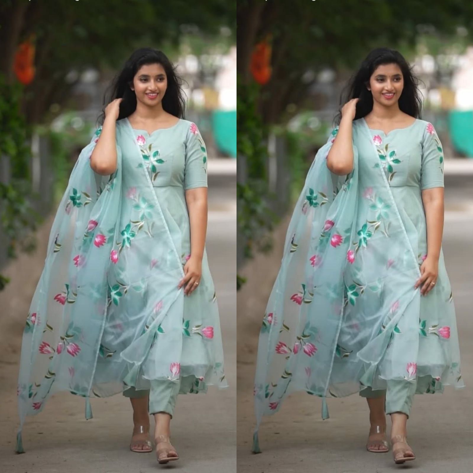 DESIGNER BLUE GOWN 