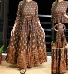 Digital Printed Cotton GOWN