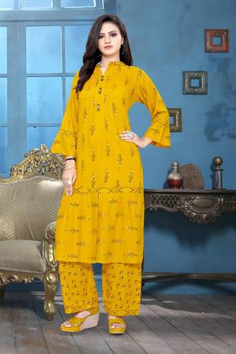 Printed Fancy Palazzo Kurtis 