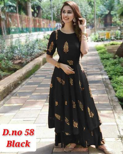 REYON FOIL KURTI