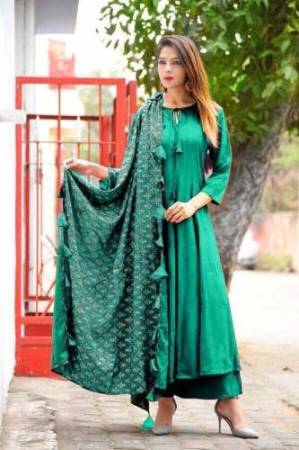  Special Rutba khan Kurti Plazzo Dupatta