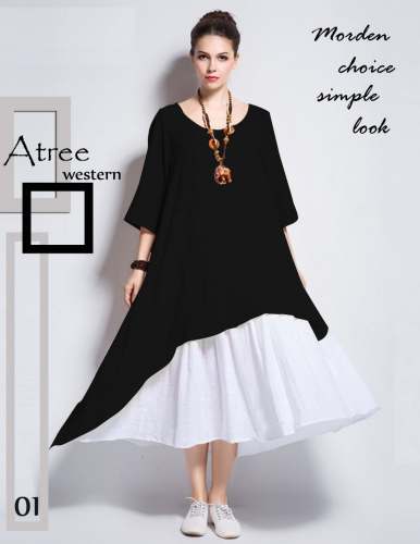 WESTERN SKIRT KURTI