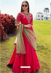 Exclusive wear Gown With Dupatta 