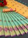 KARINA Pure Heavy Jute Linen Saree thumb 2