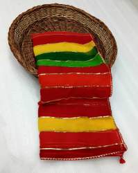 Multi Color Leheriya Designer Saree jk 258