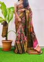 Soft Cotton Silk Jacuar print Saree by Srinika thumb 1