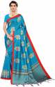 art silk printed saree thumb 2