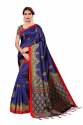 ART SILK SAREE WITH FANCY JHALAR thumb 2