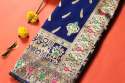 BANARASI JAQUARD PRINTED SAREE