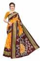BANDHANI PRINTED ART SILK SAREE