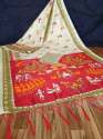 BHAGALPURI PRINTED KHADI SAREE thumb 1
