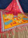 BHAGALPURI PRINTED KHADI SAREE thumb 2