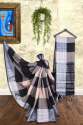 cotton silk chex  saree thumb 1