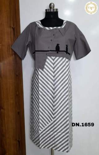 COTTON STRAIGHT CUT KURTI