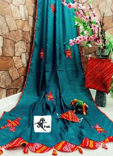 DOLA SILK WITH ATTRACTIVE BANDHINI