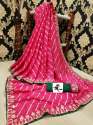 DOLA SILK WITH LEHRIYA PRINT thumb 2