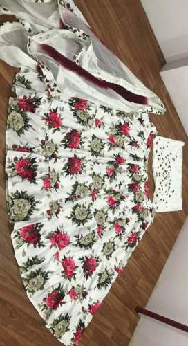 GEORGETTE WITH DIGITAL PRINT WITH RAFFELE 