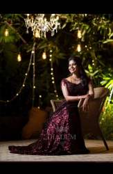 GEORGGETE GOWN WITH FULLY SEQUENCE WORK BOTH SIDE 