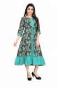 HEAVY CREPE KURTI thumb 3